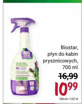 Rossmann Biostar, płyn do kabin prysznicowych oferta