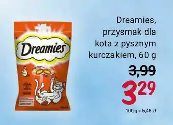 Rossmann Dreamies, przysmak dla kota z pysznym kurczakiem, 60 g oferta