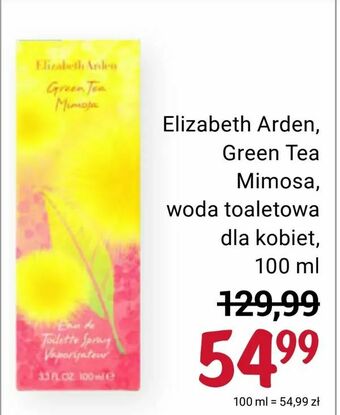 Rossmann Elizabeth Arden, Green Tea Mimosa, woda toaletowa dla kobiet oferta
