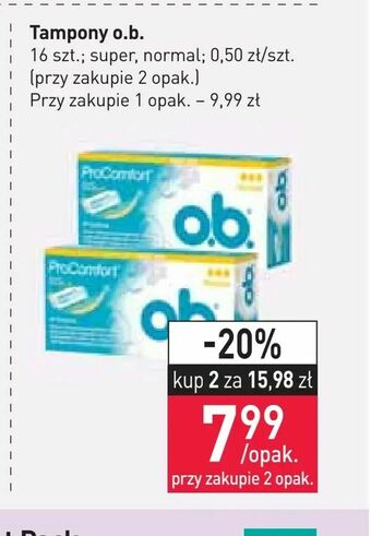 Stokrotka Tampony o.b oferta