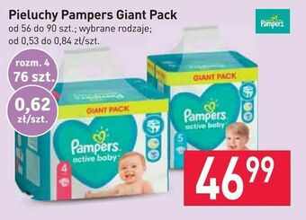 Pieluchy Pampers Giant Pack