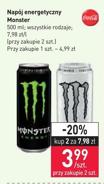 Stokrotka Napój energetyczny Monster oferta