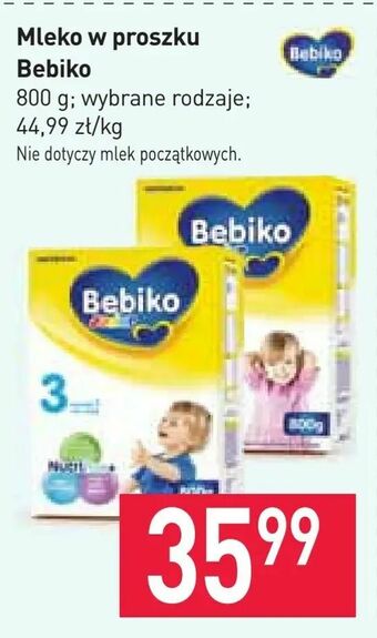 Stokrotka Mleko w proszku Bebiko oferta