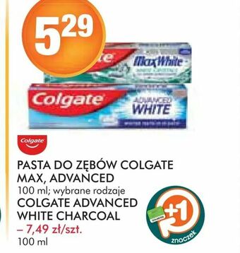 Stokrotka Pasta do zębów Colgate MAx Advanced oferta