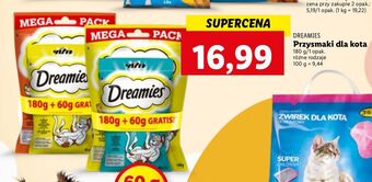 Lidl Przysmak dla kota z kurczakiem dreamies oferta
