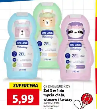 Lidl Żel pod prysznic 3w1 jagodowy on line le petit oferta