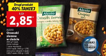 Lidl Orzeszki ziemne w cieście zielona cebulka alesto oferta