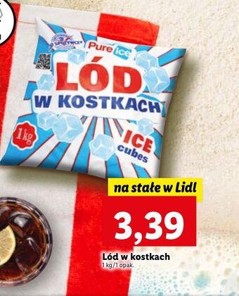 Lidl Lód w kostkach pure ice oferta