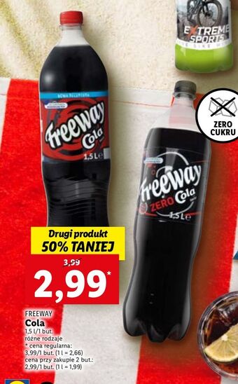 Lidl Cola freeway oferta