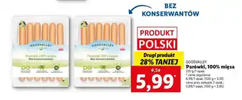 Lidl Parówki bez konserwantów goodvalley oferta