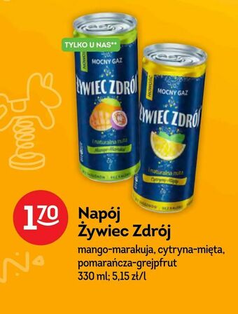 Żabka Napój Żywiec Zdrój oferta