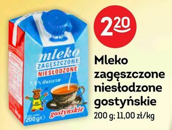 Żabka Mleko zagęszczone niesłodzone gostyńskie oferta