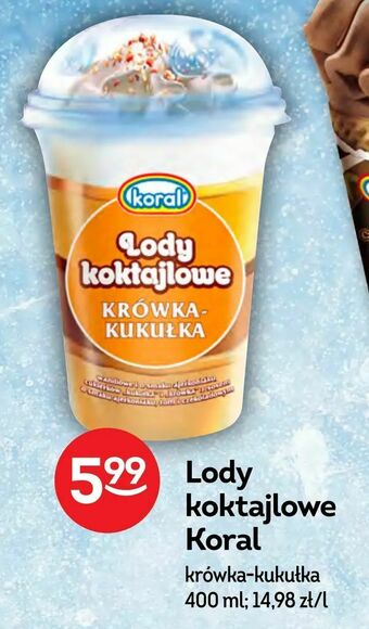 Żabka Lody koktajlowe Koral oferta