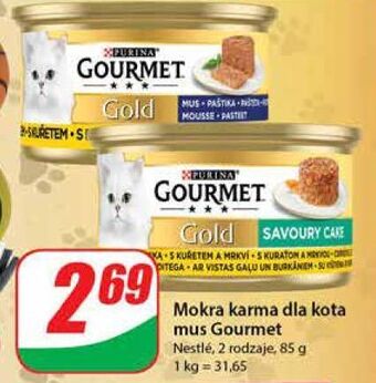 Dino Karma dla kota kurczak purina gourmet gold oferta