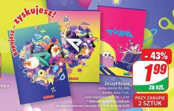 Dino Zeszyt a4/60 k. kratka ekipa herlitz oferta