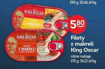 Żabka Filety z makreli King Oscar oferta