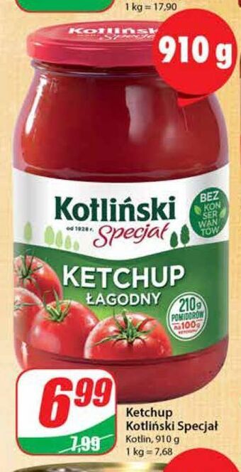 Dino Ketchup łagodny kotliński specjał oferta