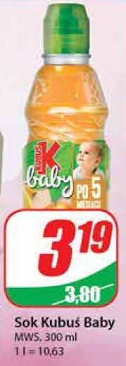 Dino Sok jabłko-banan-marchew kubuś baby oferta