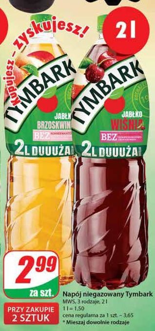 Dino Napój jabłko-brzoskwinia tymbark 1936 oferta