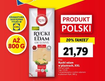 Lidl Ser rycki edam ryki oferta