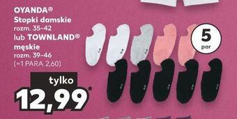 Kaufland Stopki męskie 39-46 oyanda oferta