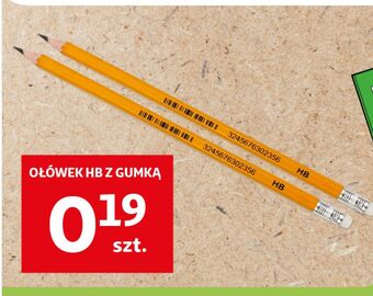 Auchan Ołówek hb z gumką oferta