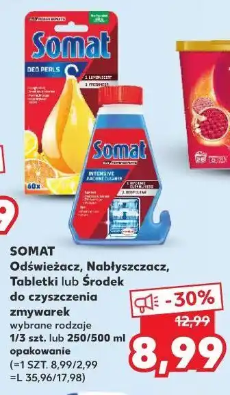 Kaufland Odświeżacz do zmywarek lemon & orange somat deo-perls oferta