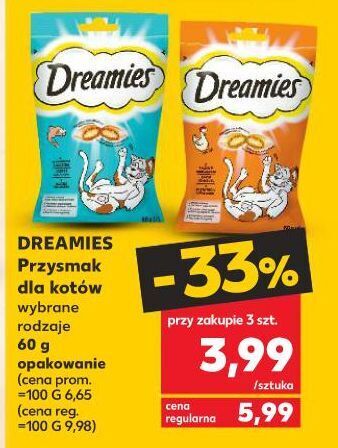 Kaufland Przysmak dla kota z kurczakiem dreamies oferta