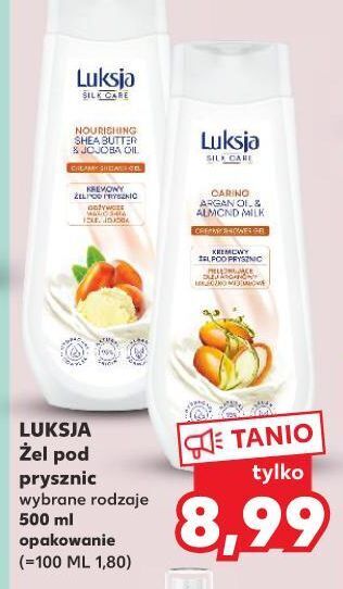 Kaufland Żel pod prysznic masło shea i olejek jojoba luksja silk care oferta
