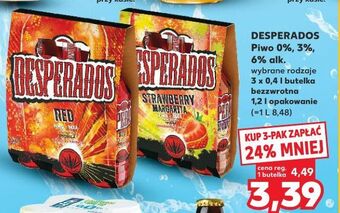 Kaufland Piwo desperados strawberry margarita oferta