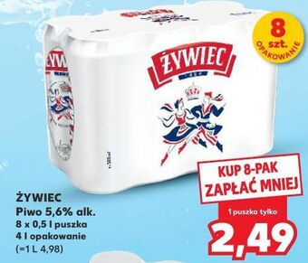 Kaufland Piwo żywiec jasne pełne oferta