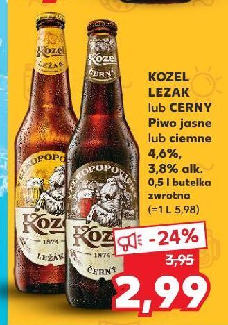 Kaufland Piwo kozel lezak oferta