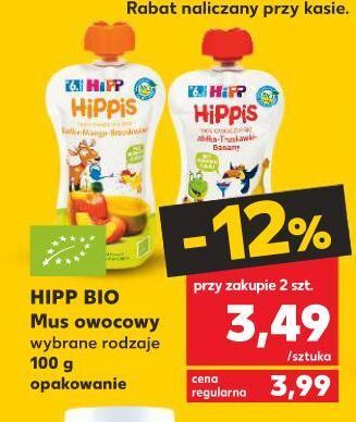 Mus owocowy jabłka-truskawki-banany hipp hippis