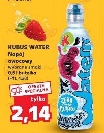 Kaufland Woda malinowa kubuś waterrr oferta