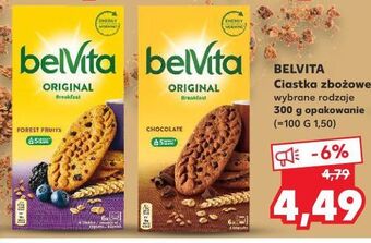 Kaufland Ciastka zbożowe czekoladowe belvita oferta