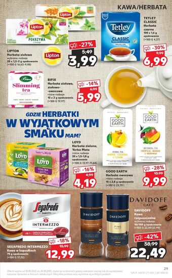 Kaufland Kawa segafredo intermezzo oferta