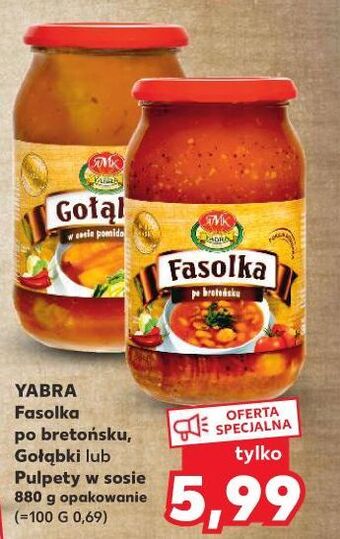 Kaufland Pulpety w sosie pomidorowym yabra oferta