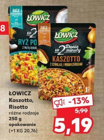 Kaufland Ryż po tajsku z nutą kokosa i warzywami łowicz danie w 2 minuty oferta