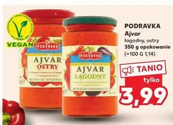 Kaufland Pasta ajvar łagodny podravka oferta