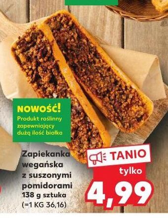 Kaufland Zapiekanka z suszonymi pomidorami oferta