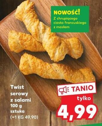 Kaufland Twist serowy z salami oferta