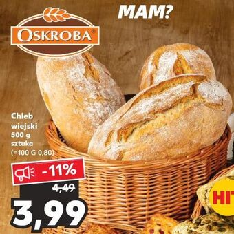Kaufland Chleb wiejski oskroba oferta