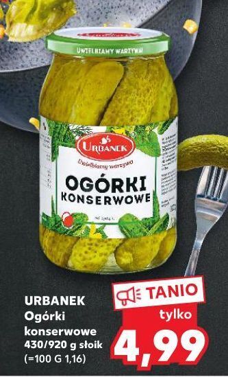 Kaufland Ogórki konserwowe urbanek oferta