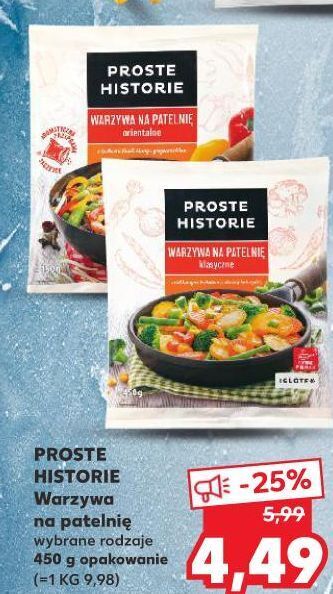 Kaufland Warzywa na patelnię orientalne iglotex proste historie oferta