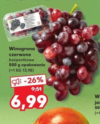 Kaufland Winogrona czerwone oferta