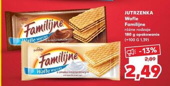Kaufland Wafle kakaowe jutrzenka familijne oferta