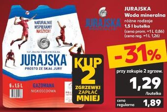 Kaufland Woda gazowana jurajska oferta
