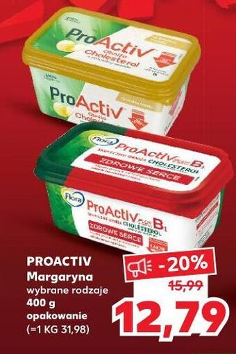 Kaufland Margaryna cholesterol flora pro-activ oferta