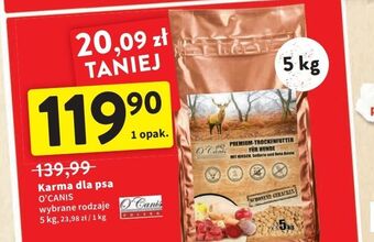 Intermarche Karma dla psa z jeleniem selerem i burakiem o'canis oferta