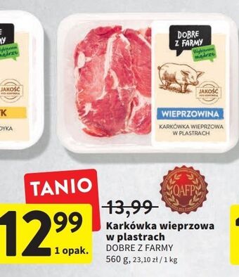 Intermarche Karkówka wieprzowa plastry intermarche dobre z farmy oferta